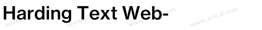 Harding Text Web字体转换 Harding Text Web字体转换